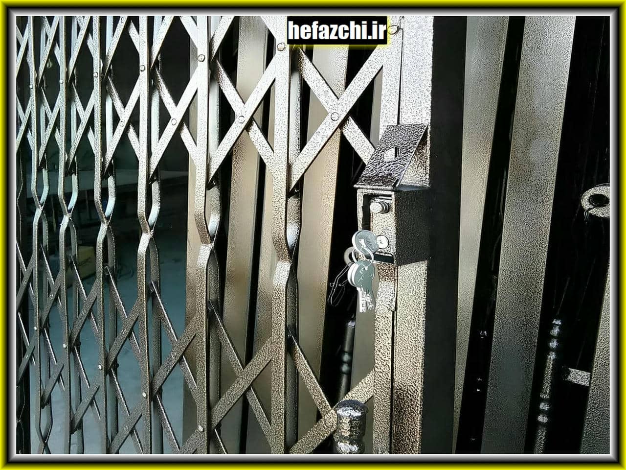 انواع حفاظ درب آکاردئونی