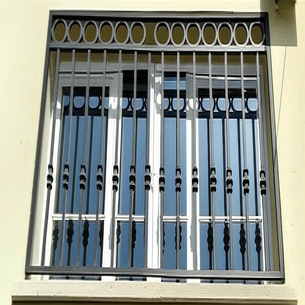 بررسی حفاظ پنجره مدل حلقه ای کلاسیک