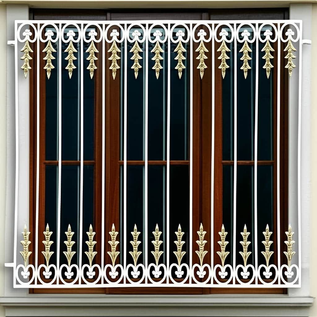 قیمت حفاظ پنجره فلزی فرفورژه کلاسیک در یزد