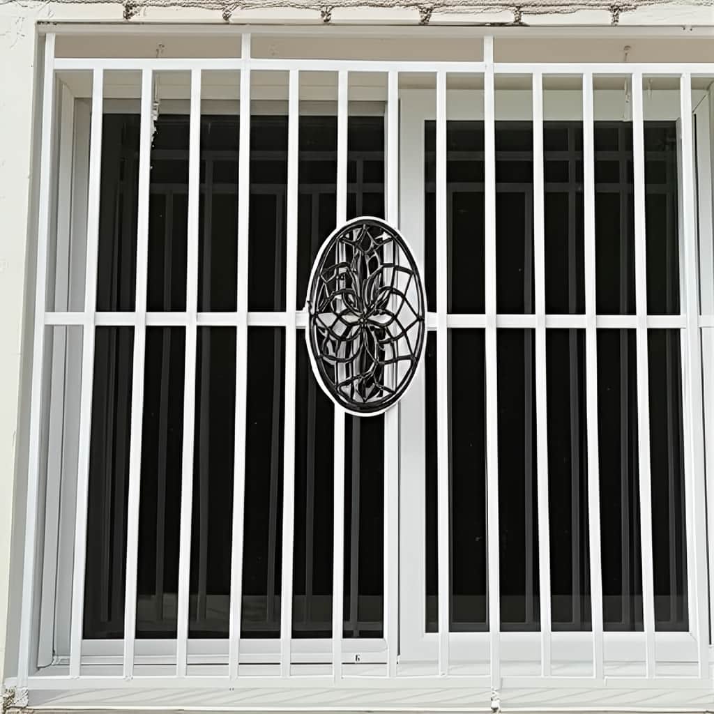 خرید حفاظ پنجره فلزی مدرن هندسی در اندیشه
