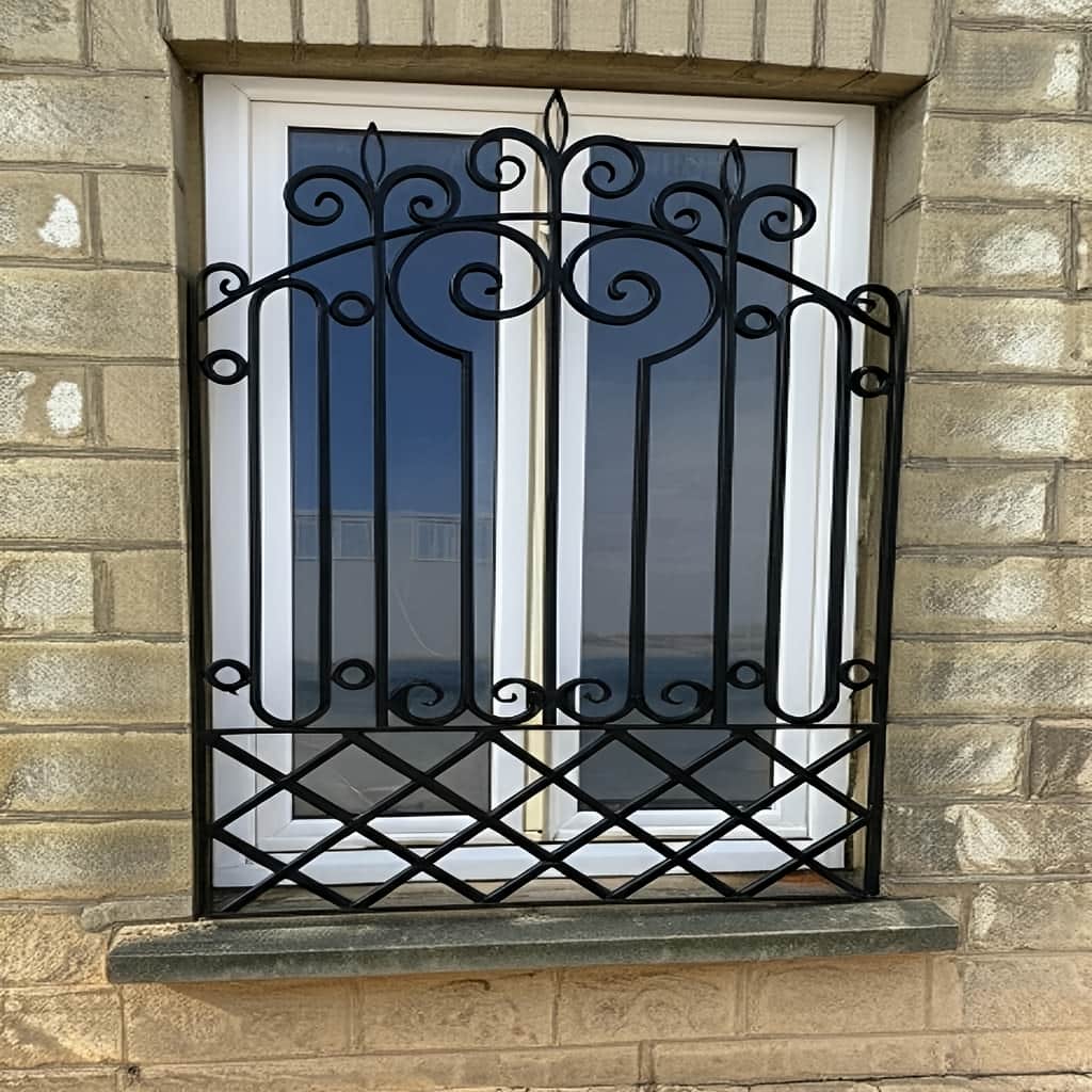 قیمت حفاظ پنجره فلزی فرفورژه مدرن در شهرکرد