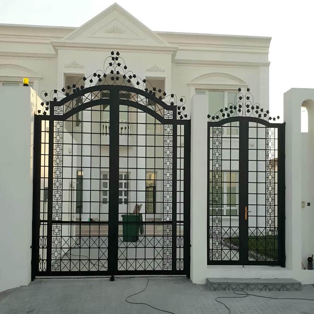 قیمت درب حیاط آهنی فرفورژه در فشم
