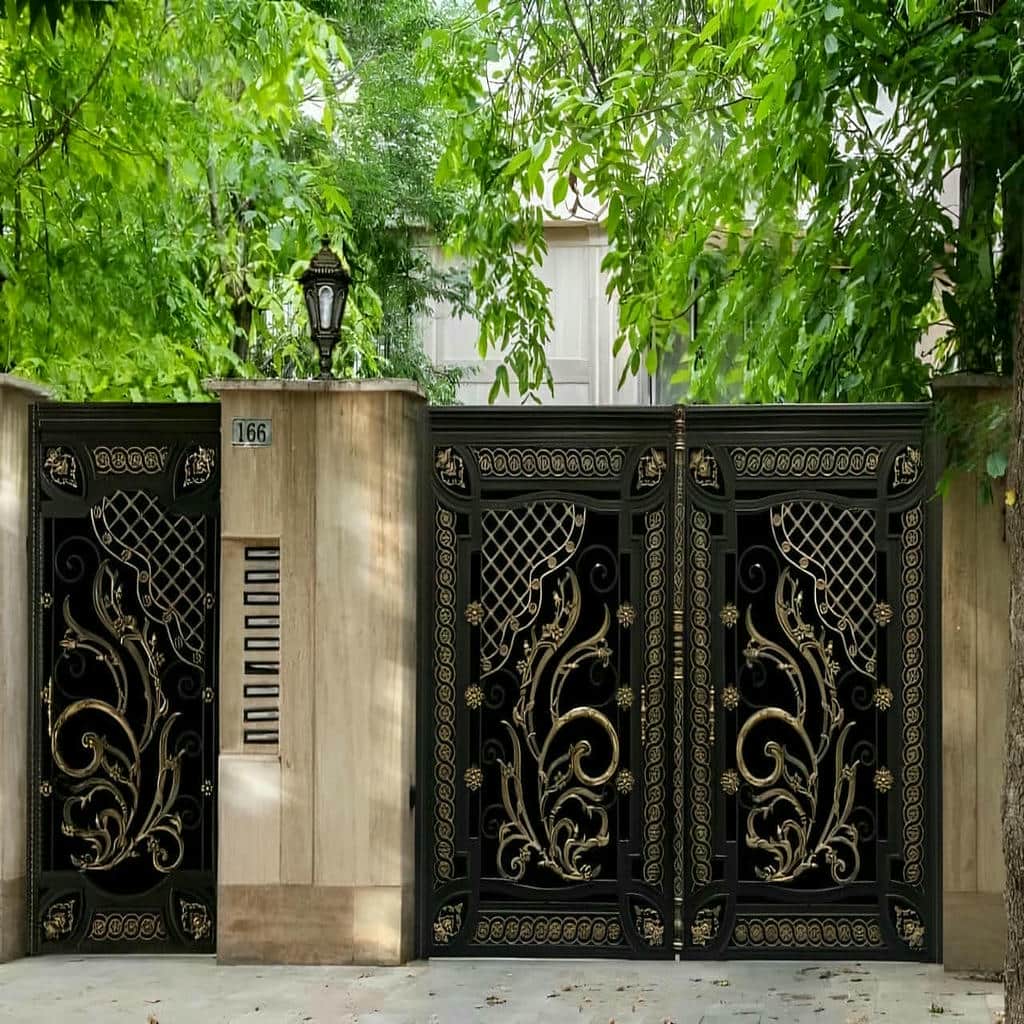 قیمت درب حیاط آهنی ویلایی در ایرانشهر