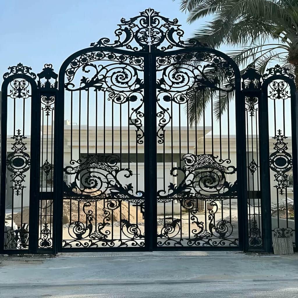 فروش درب حیاط آهنی پروفیل سنگین در چابهار