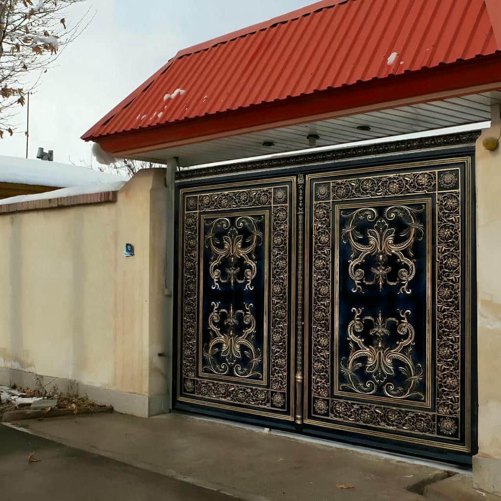 قیمت درب حیاط آهنی مدرن در ساوه