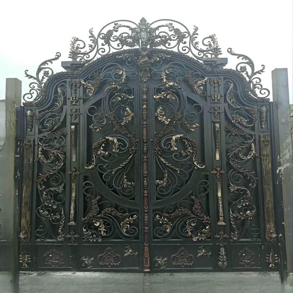 خرید درب حیاط آهنی درب آهنی دولنگه در گرگان