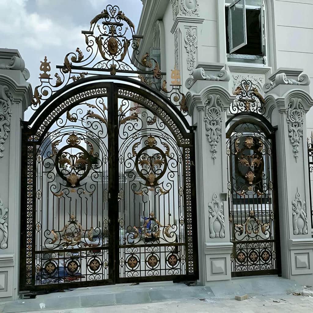 خرید درب حیاط آهنی مدرن در شهریار