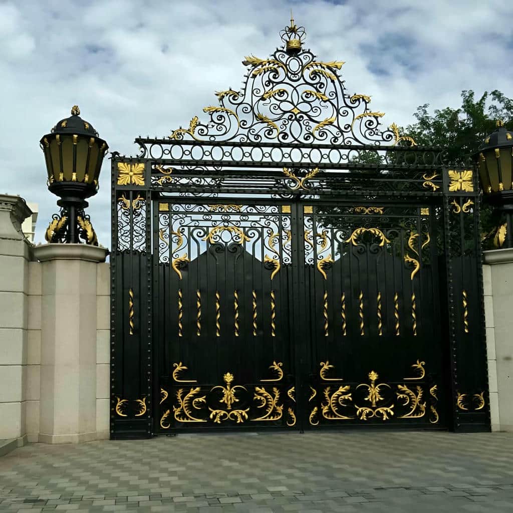 خرید درب حیاط آهنی تک لنگه در کاشان