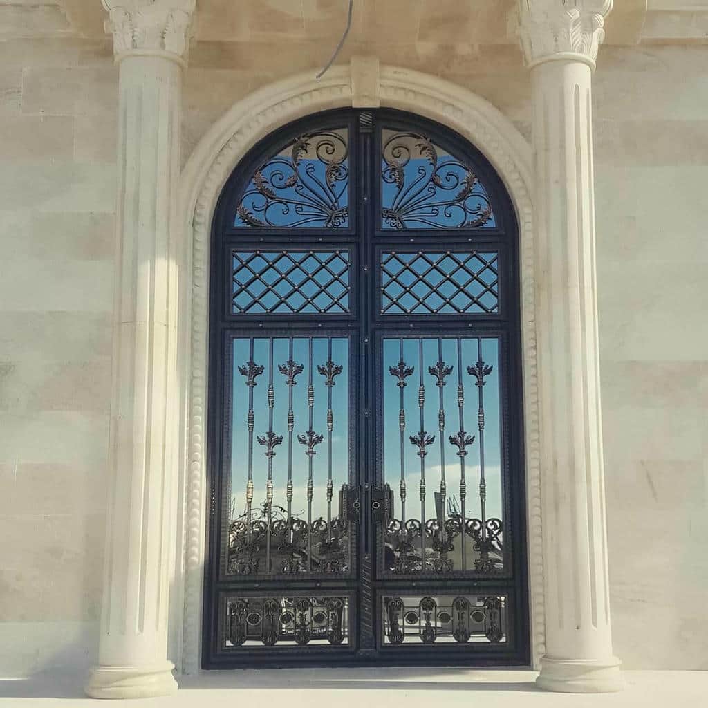 خرید درب حیاط آهنی درب آهنی دولنگه در پرند