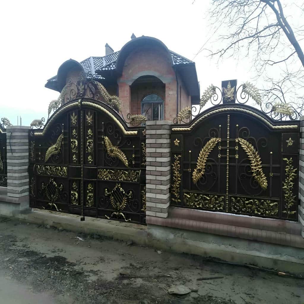 خرید درب حیاط آهنی عرض دهانه در سنندج