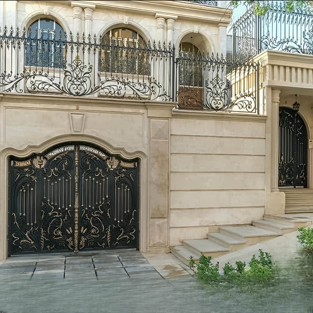 قیمت درب حیاط آهنی چهارچوب تقویت شده در مریوان