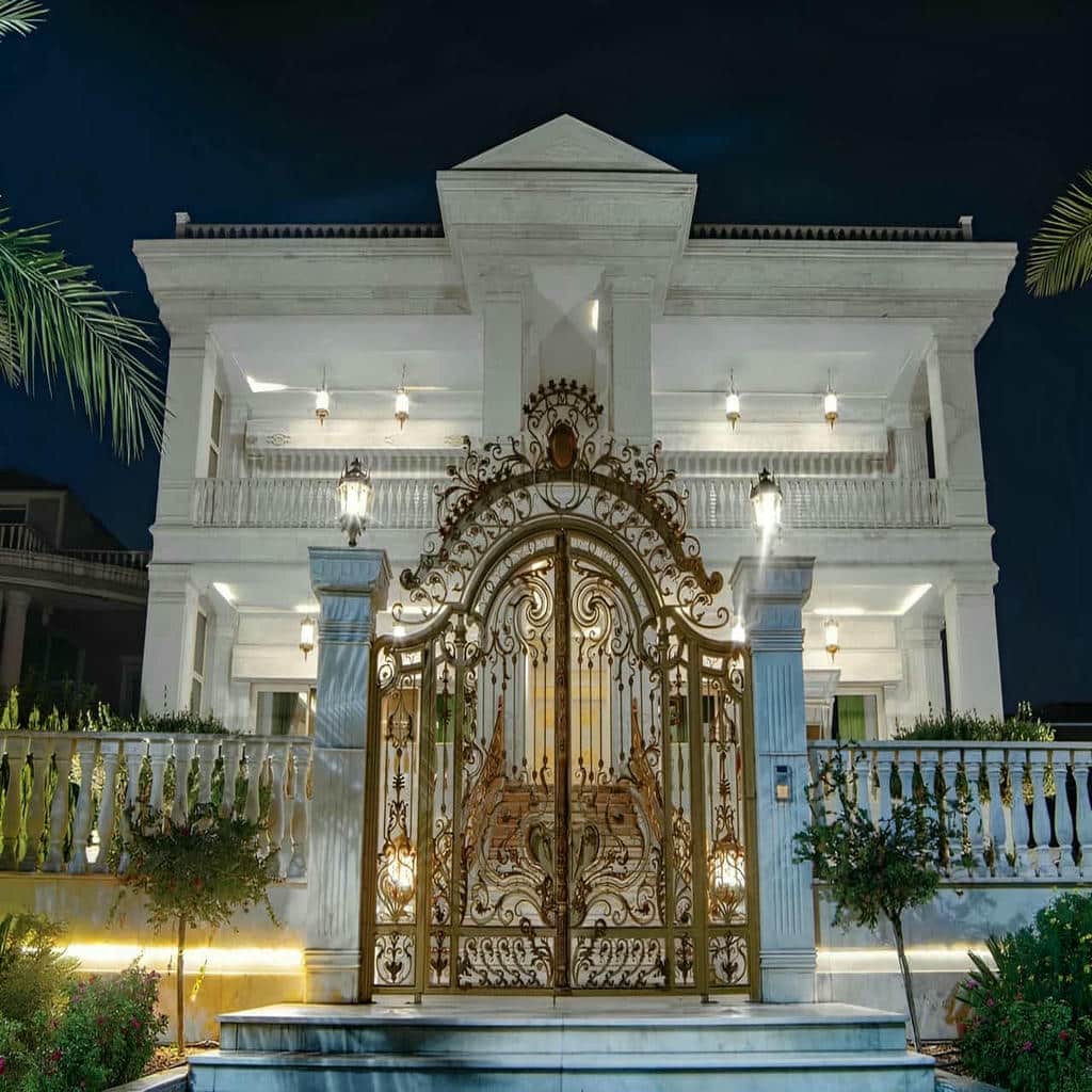 نصب درب حیاط آهنی ضدزنگ در یزد