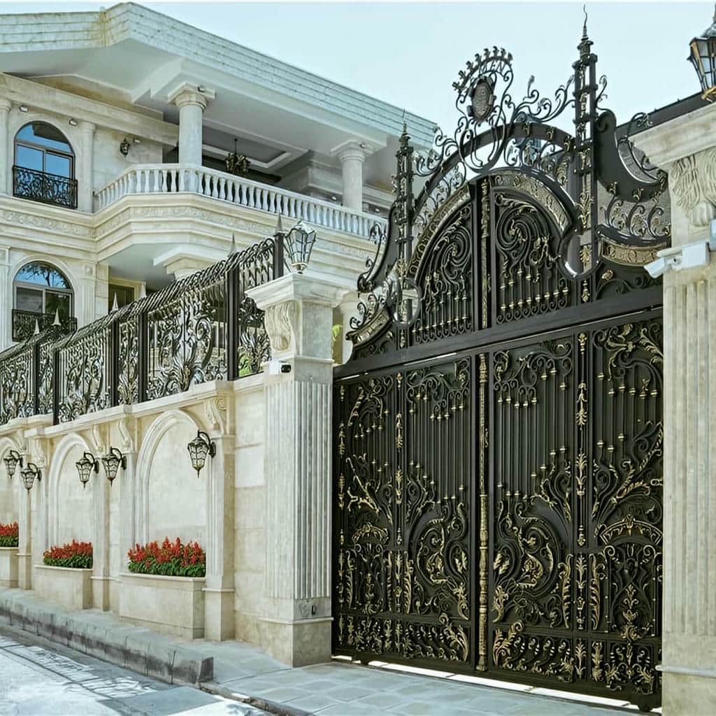 قیمت درب حیاط آهنی فرفورژه در شهریار