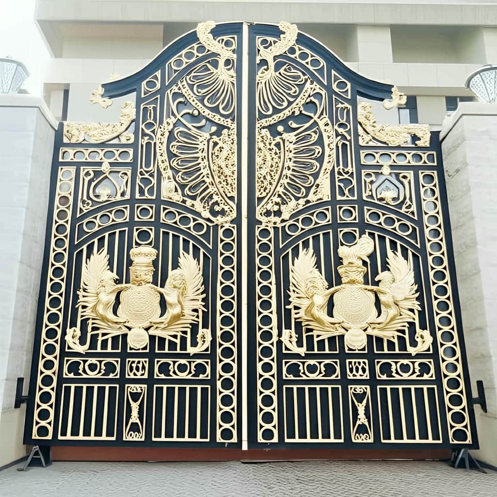 خرید درب حیاط آهنی عرض دهانه در ساوه