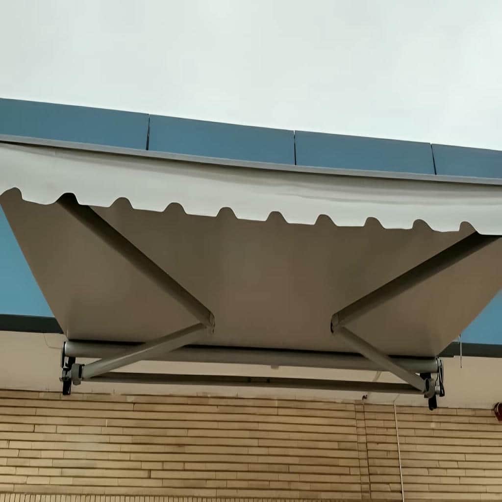 کارخانه سایبان برقی اسکلت فلزی در کرج