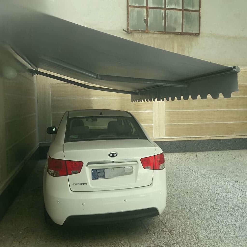 قیمت سایبان برقی مغازه اتوماتیک در بومهن