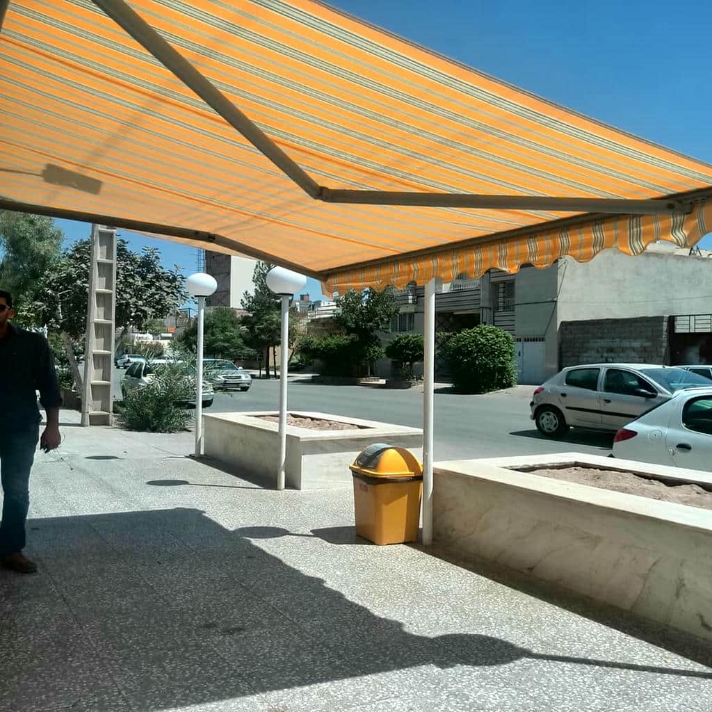 نصب سایبان برقی پارچه ضدآب در بجنورد
