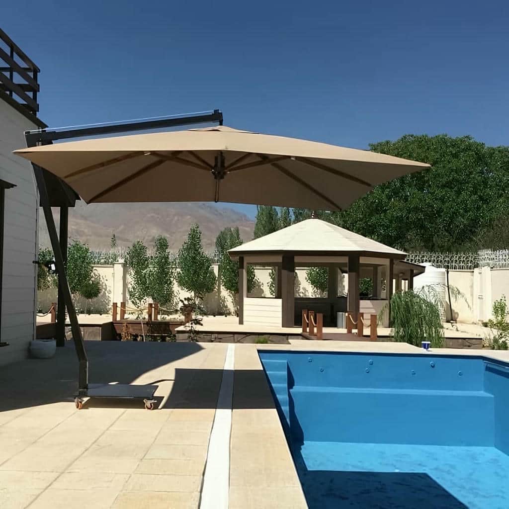 کارخانه سایبان برقی اسکلت فلزی در لواسان