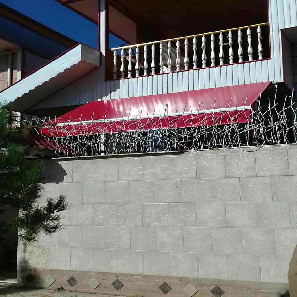 کارخانه سایبان برقی اسکلت فلزی در کردان
