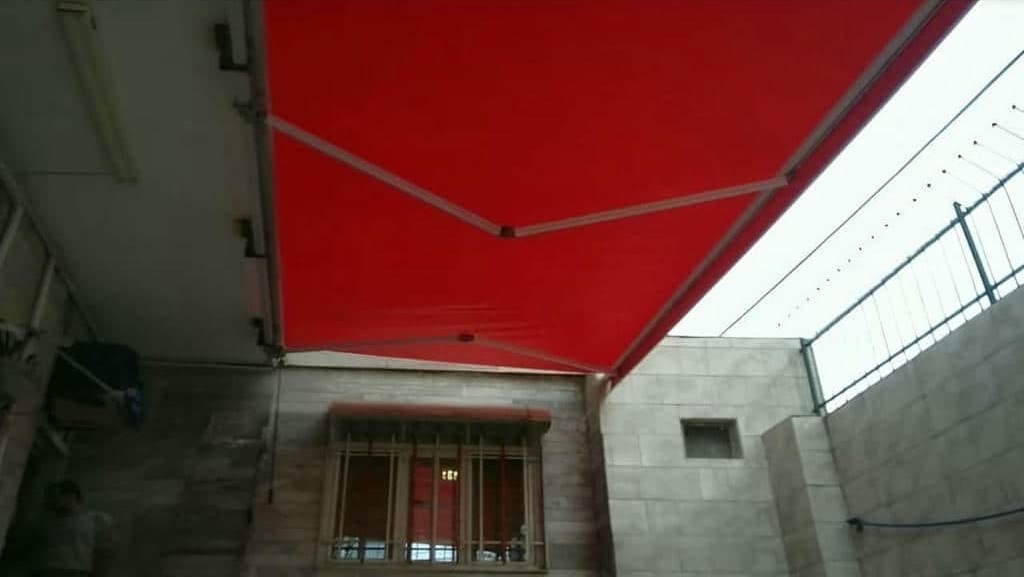 نصب سایبان برقی پارچه ضدآب در دماوند