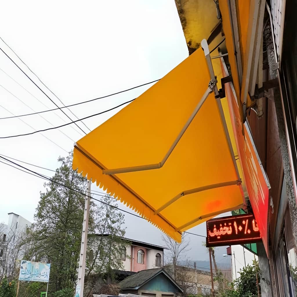 سایبان برقی در بندر انزلی