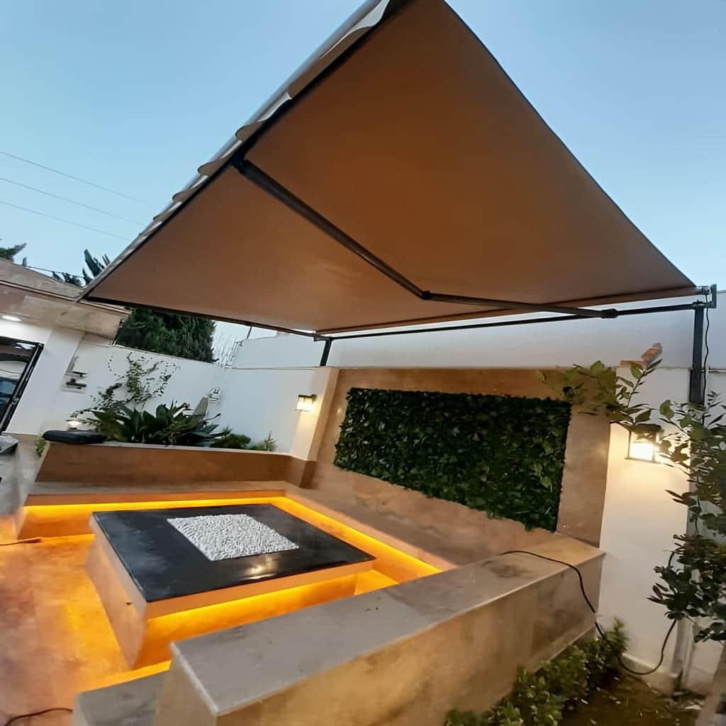 خرید سایبان برقی تراس در آبسرد