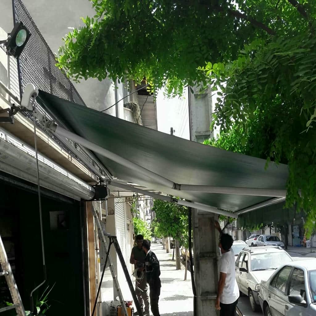 قیمت سایبان برقی مغازه اتوماتیک در طالقان