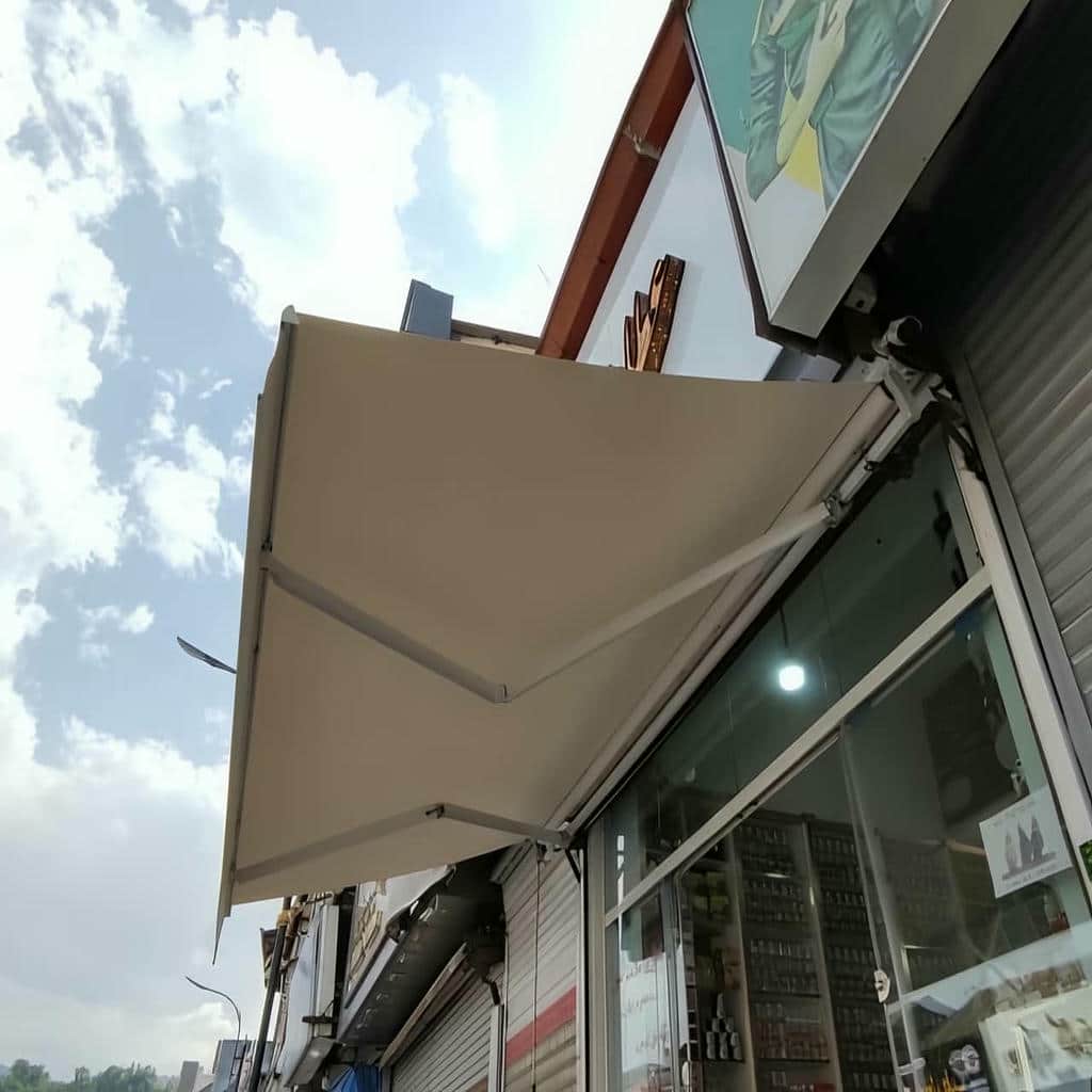 قیمت سایبان برقی مغازه اتوماتیک در هشتگرد