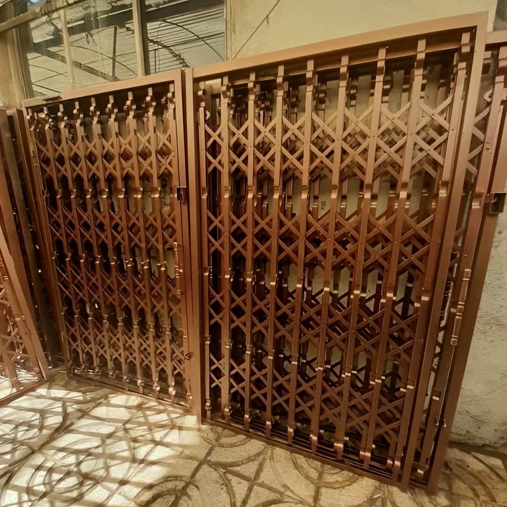 قیمت درب آکاردئونی آهنی تسمه دوبل در محمودآباد