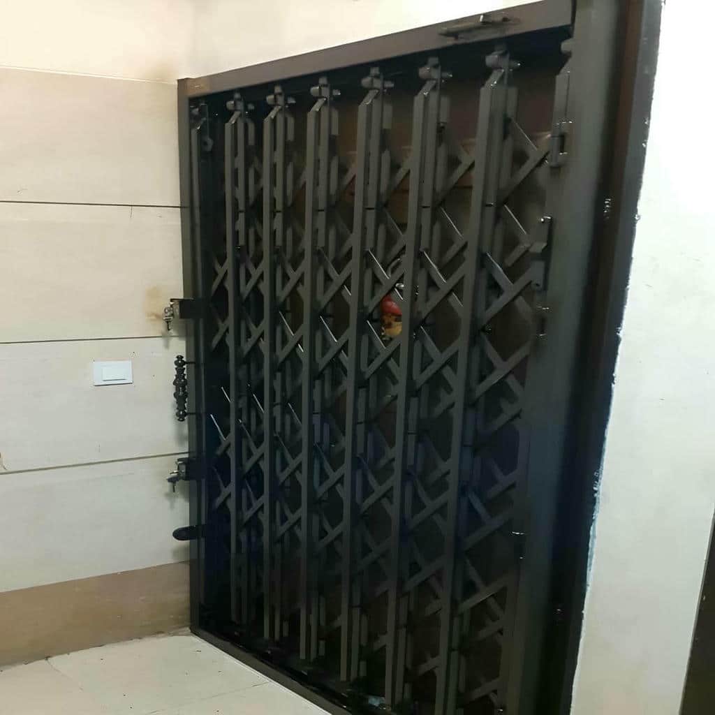 قیمت درب آکاردئونی آهنی تسمه دوبل در شهریار