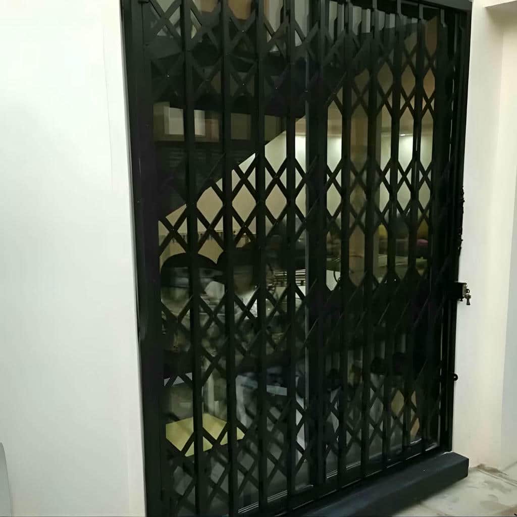 خرید درب آکاردئونی آهنی چندلوزی در ایلام