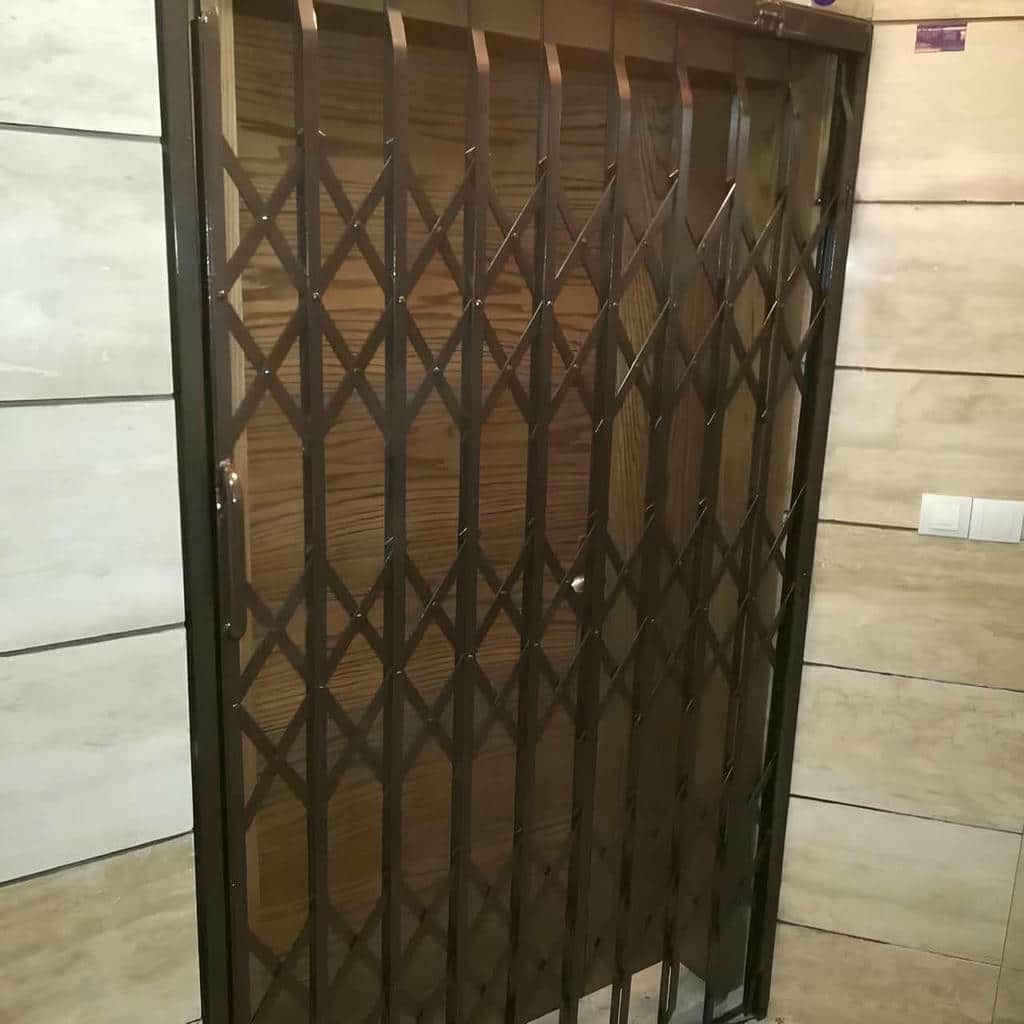 قیمت درب آکاردئونی آهنی تسمه دوبل در سبزوار