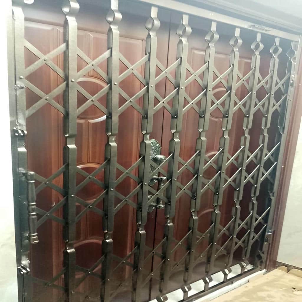 فروش درب آکاردئونی آهنی قفل کتابی مخفی در چالوس