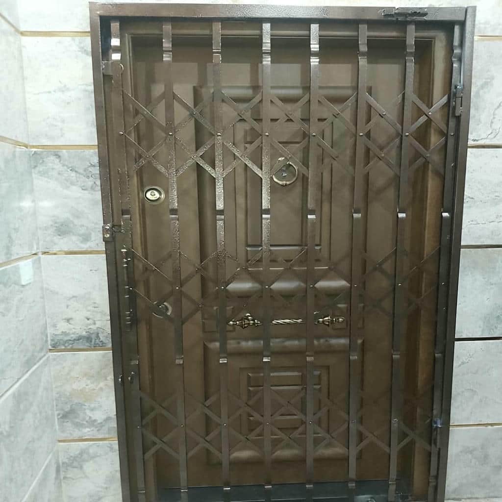 خرید درب آکاردئونی آهنی ساخت سفارشی در محمودآباد