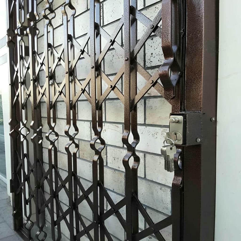 خرید درب آکاردئونی آهنی چندلوزی در شهریار