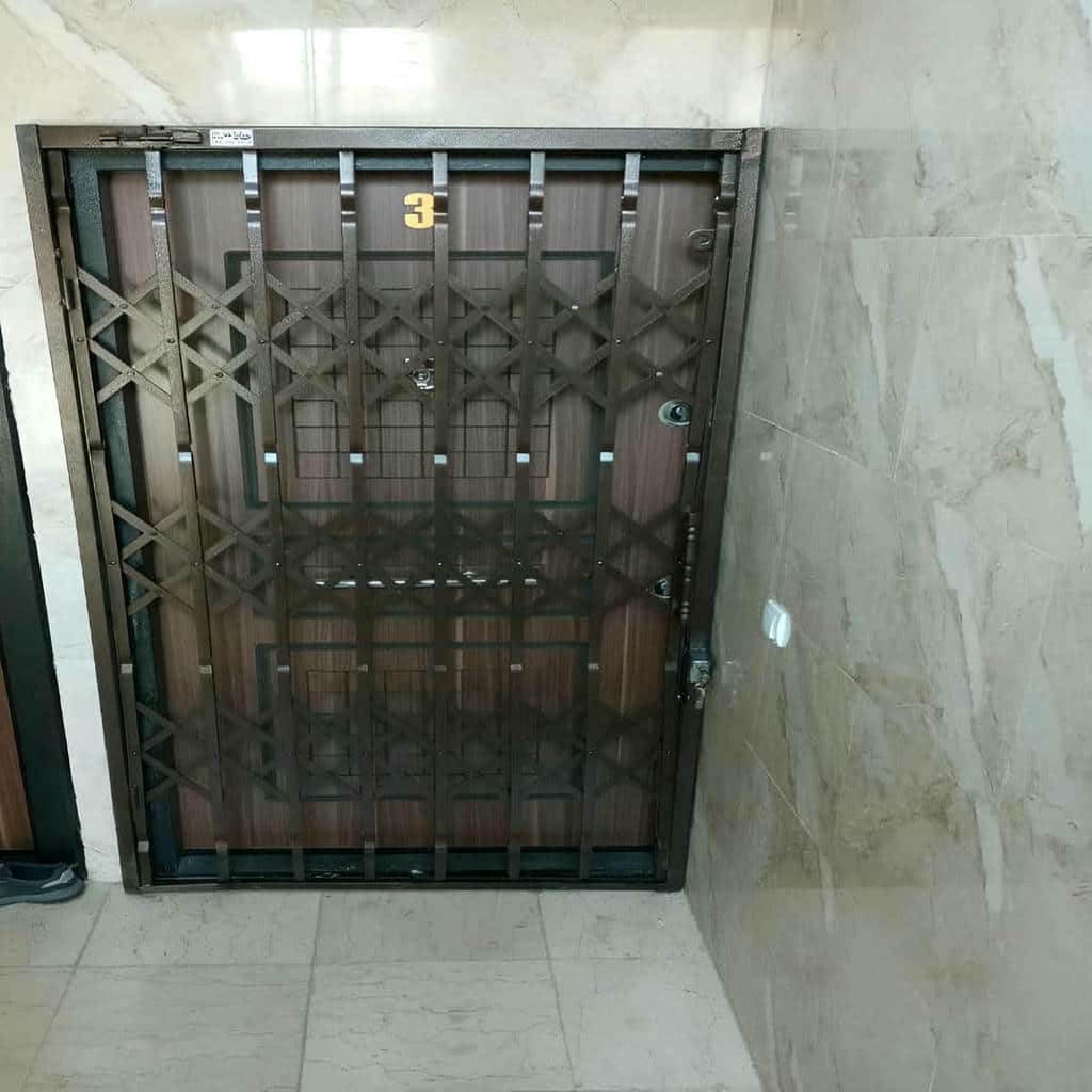 کارخانه درب آکاردئونی آهنی رنگ کوره ای در یاسوج