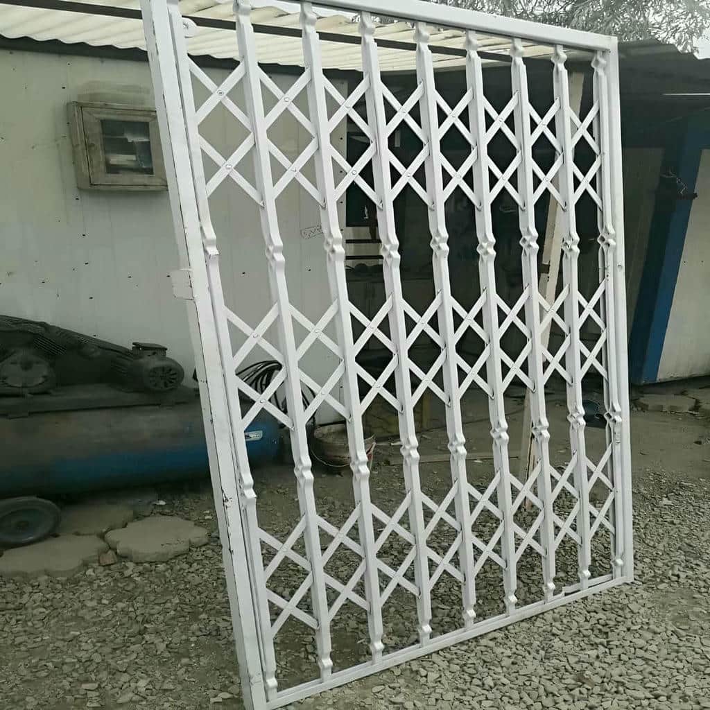 نصب درب آکاردئونی آهنی قفل ضدبرش در فردیس کرج