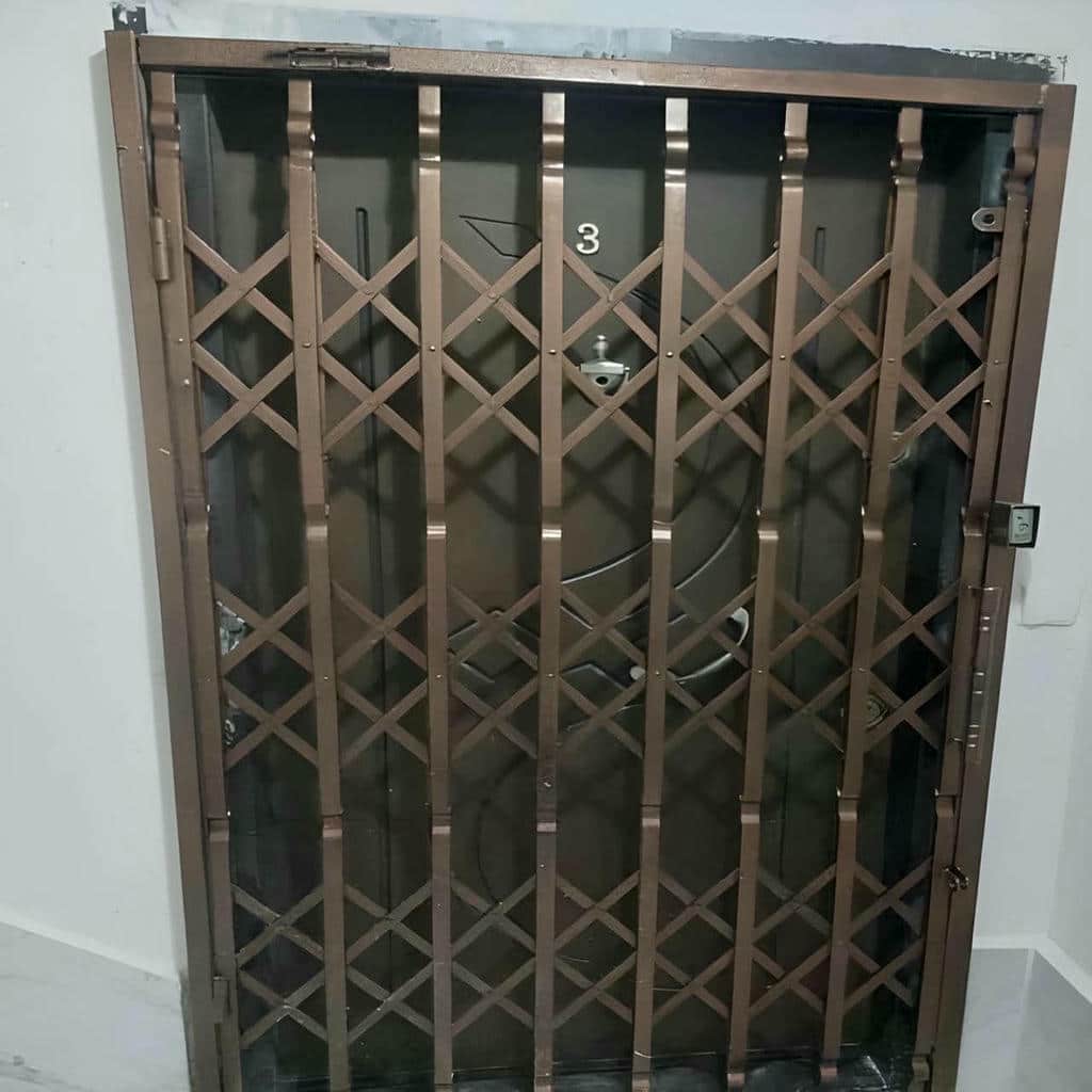 کارخانه درب آکاردئونی آهنی قفل کتابی مخفی در طالقان