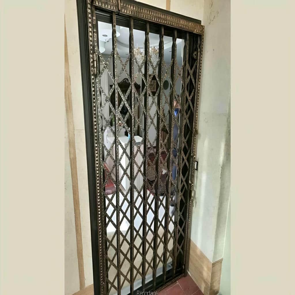 قیمت درب آکاردئونی آهنی تسمه دوبل در فیروزکوه