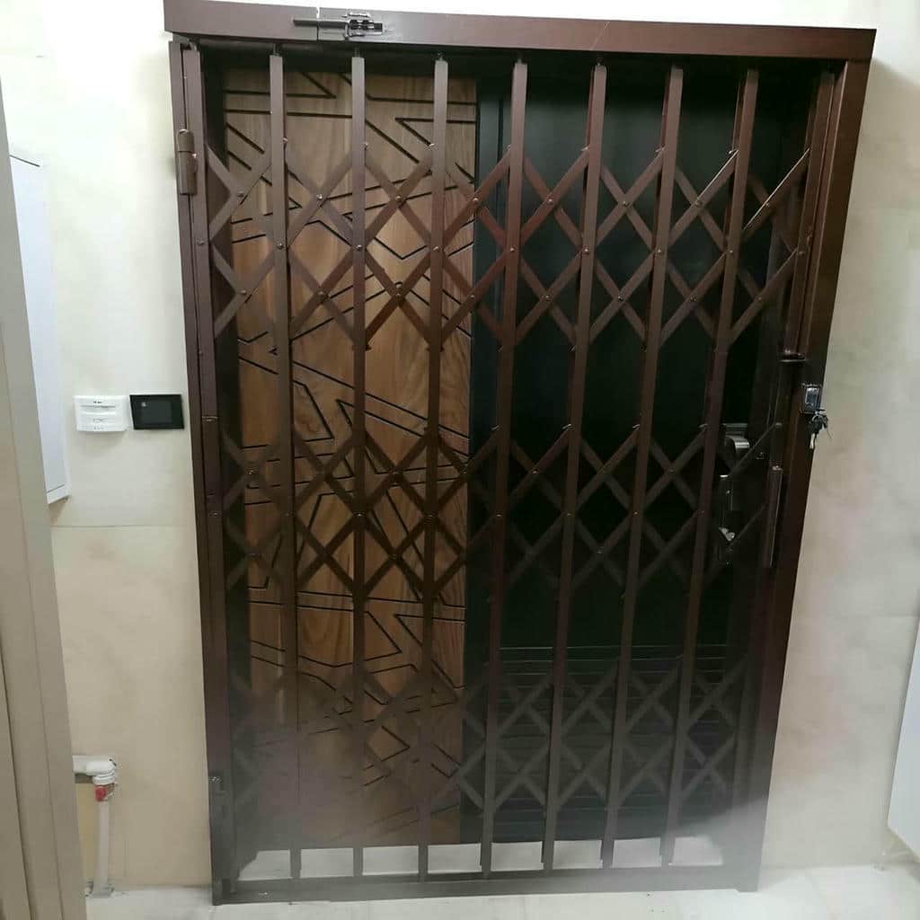 قیمت درب آکاردئونی آهنی ساختار ریلی در ساوه