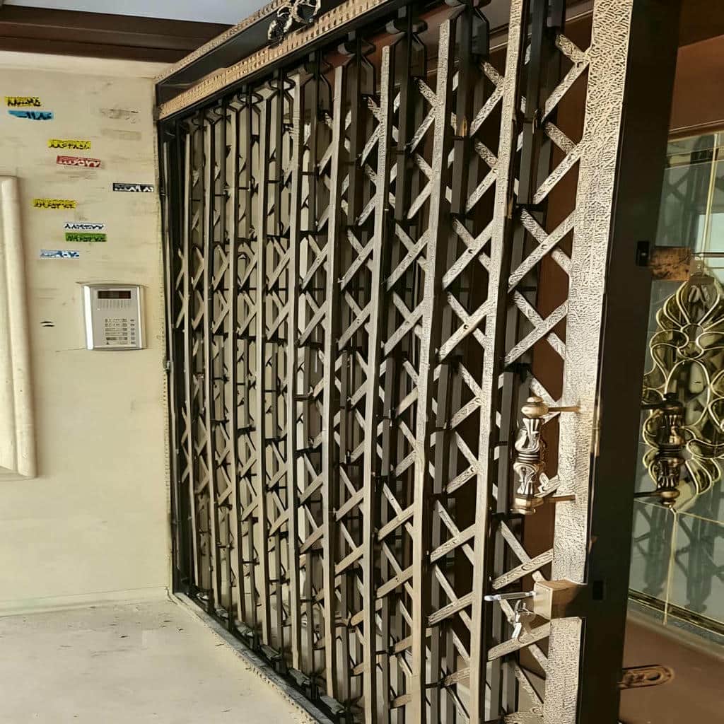 خرید درب آکاردئونی آهنی چندلوزی در سقز