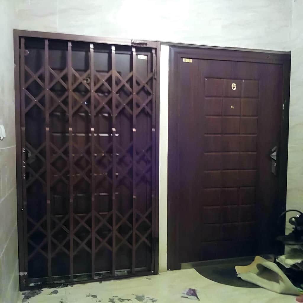 فروش درب آکاردئونی آهنی قفل کتابی مخفی در سبزوار