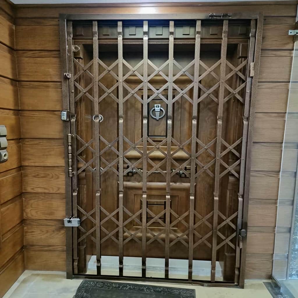 قیمت درب آکاردئونی آهنی ساختار ریلی در فیروزکوه