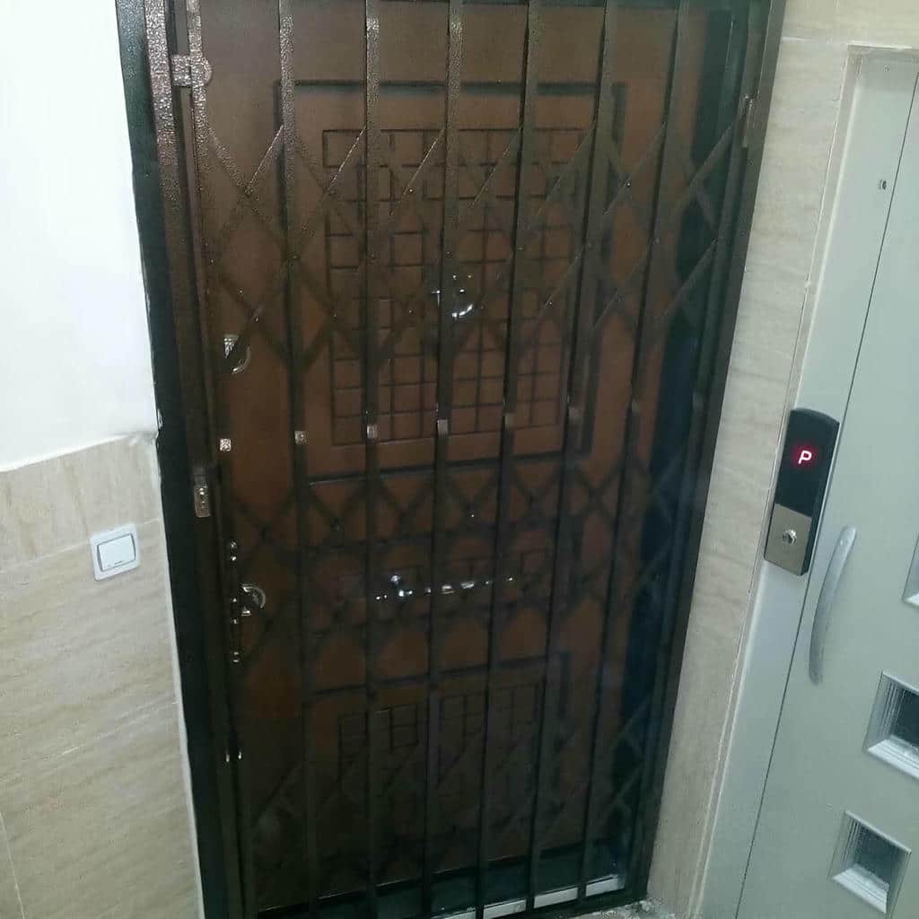 قیمت درب آکاردئونی آهنی ساختار ریلی در ایلام