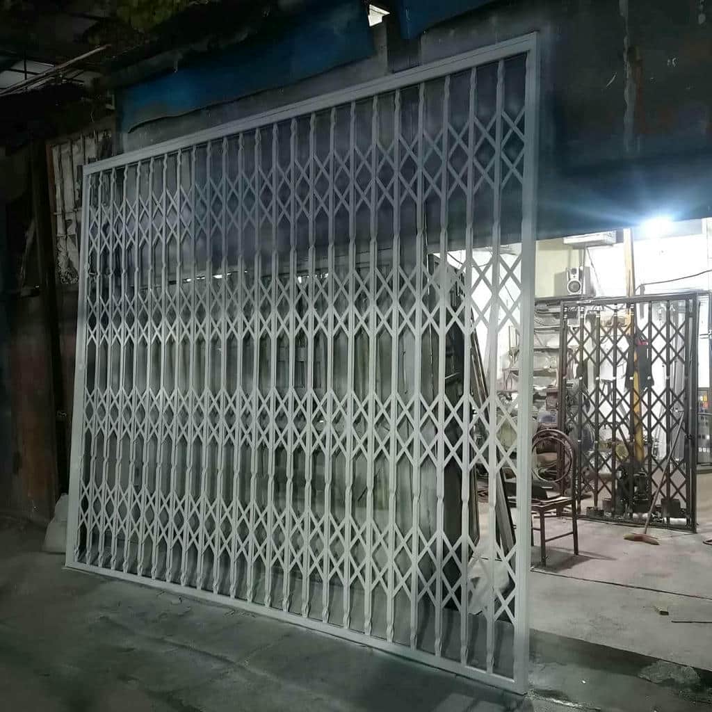 کارخانه درب آکاردئونی آهنی رنگ کوره ای در اراک