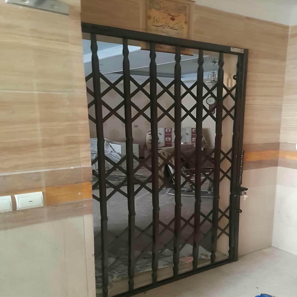 فروش درب آکاردئونی آهنی قفل کتابی مخفی در گنبدکاووس