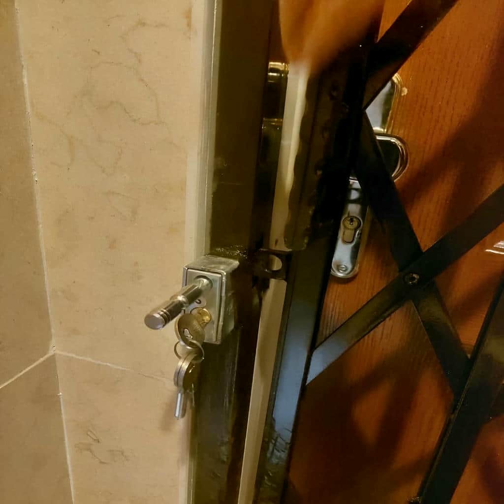قیمت درب آکاردئونی آهنی ساختار ریلی در چابهار