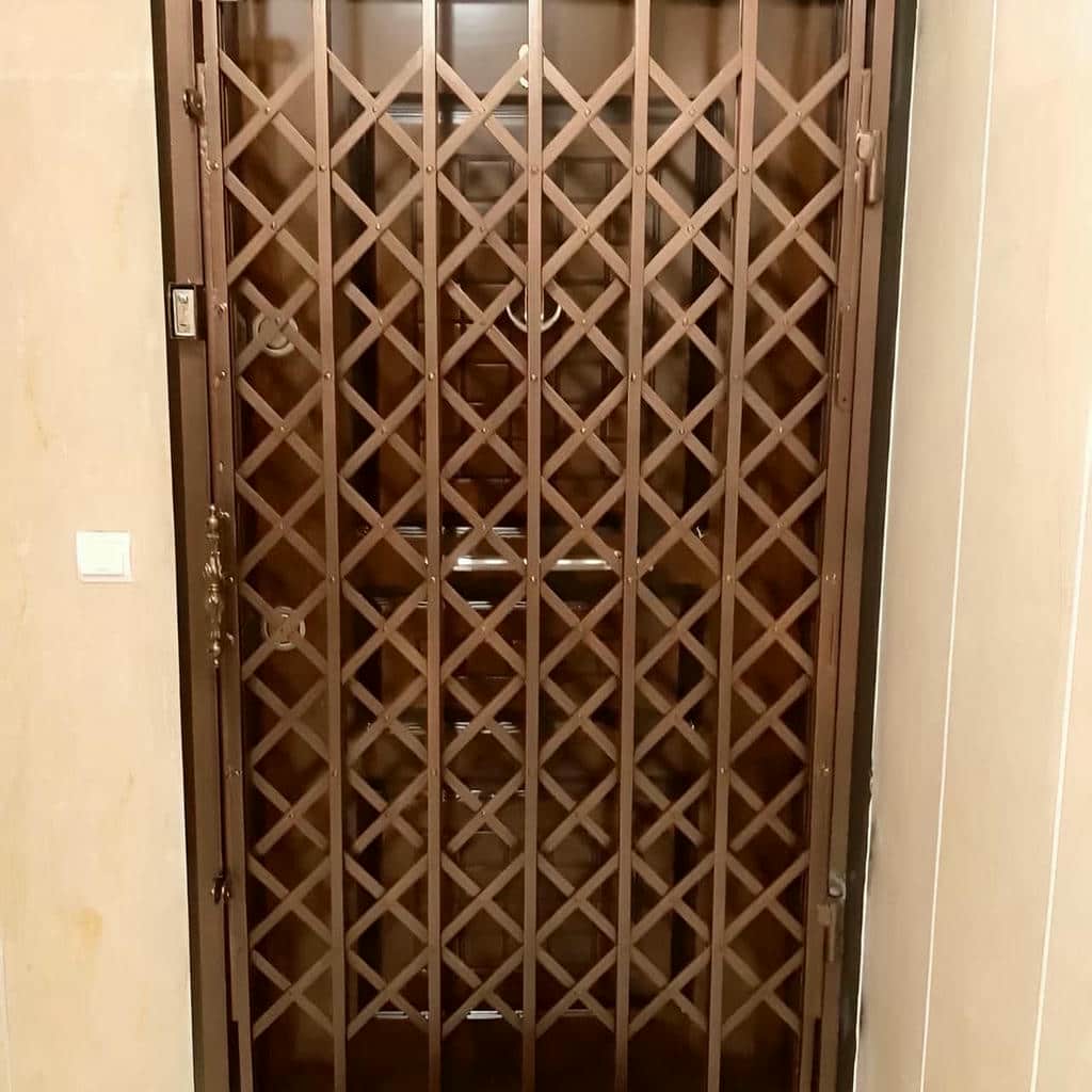 قیمت درب آکاردئونی آهنی ساختار ریلی در نوشهر