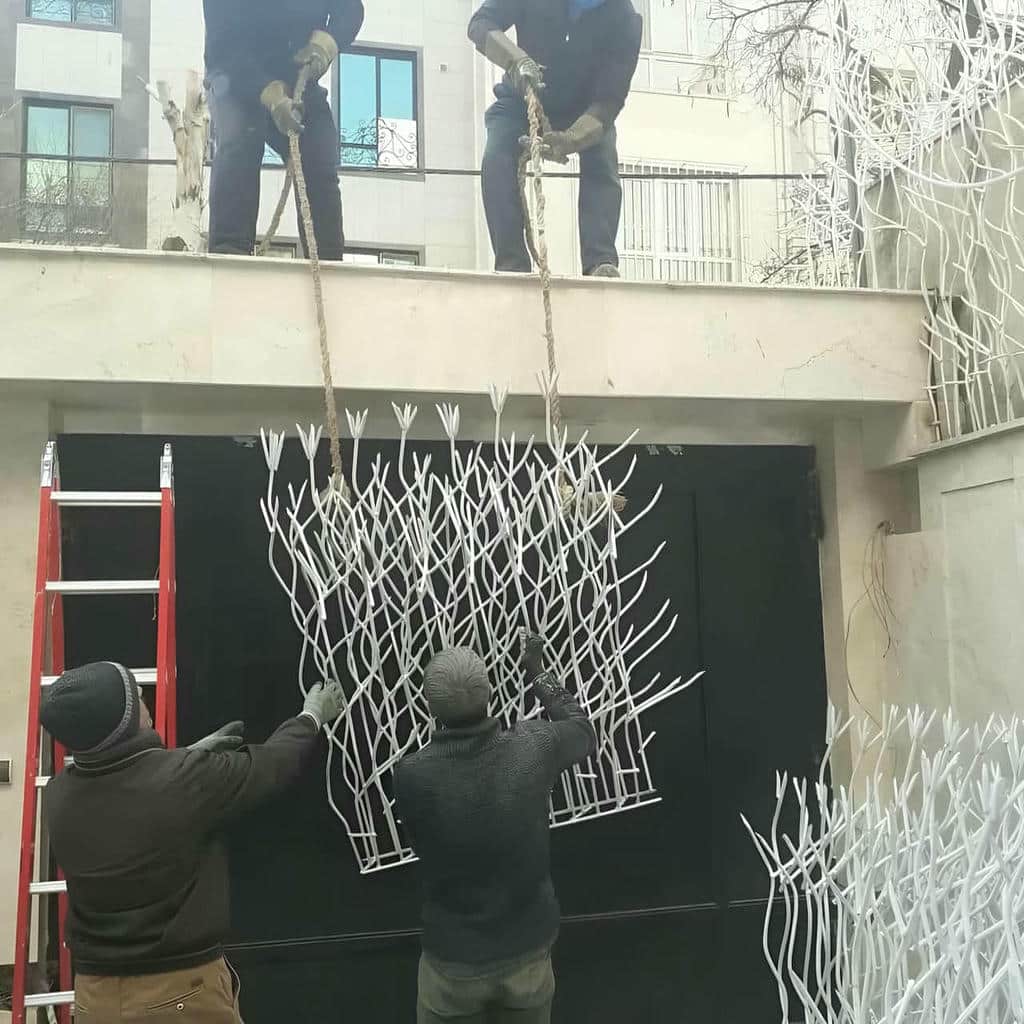 کارخانه حفاظ شاخ گوزنی فولادی در فردیس کرج