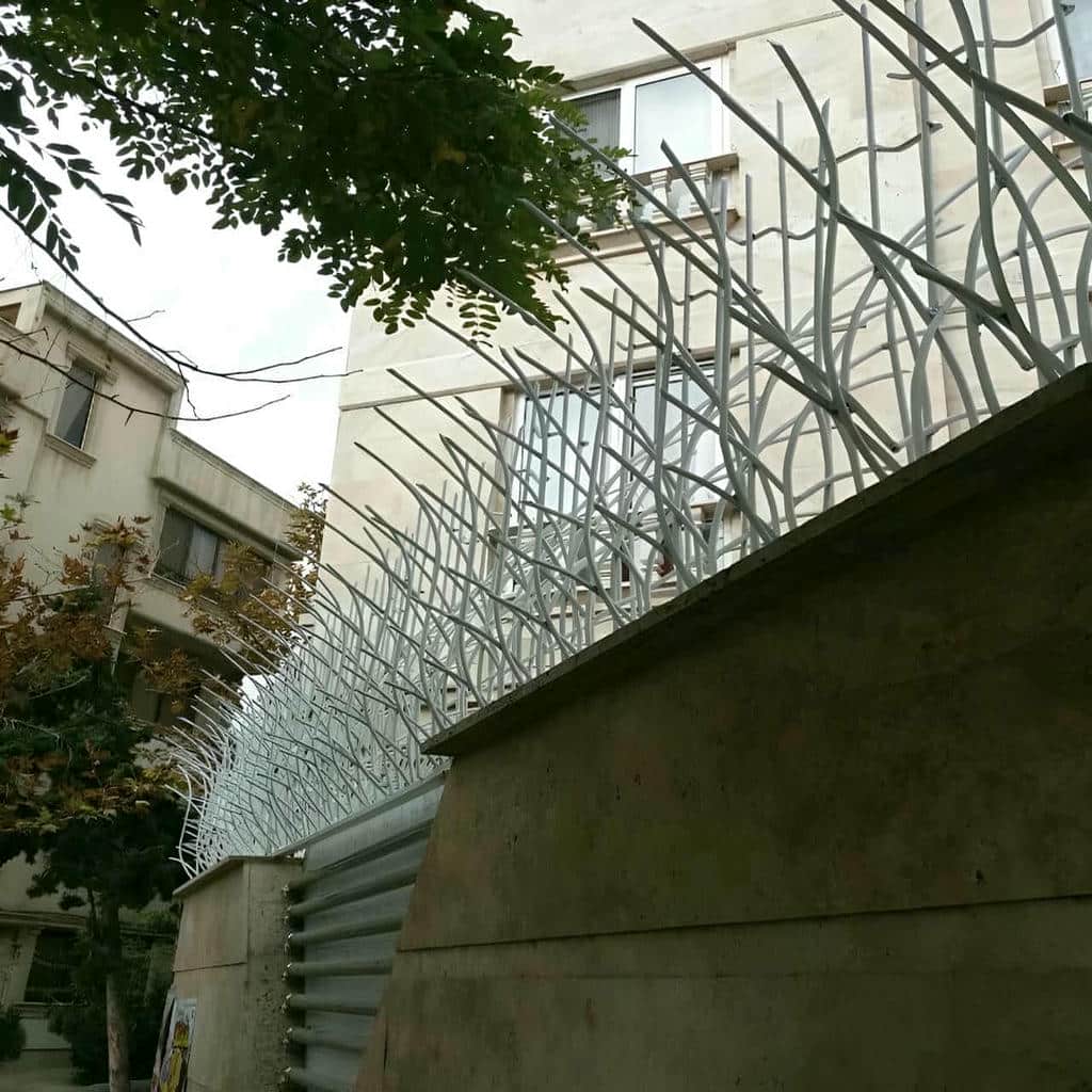 نصب حفاظ شاخ گوزنی با پوشش ضدزنگ در کردان